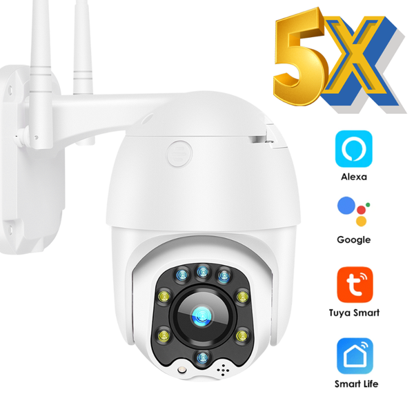 cameras tuya wifi ip camera outdoor 5x optical zoom 1080p hd cctv ptz dome home security surveillance color night vision
cameras tuya wifi ip camera outdoor 5x optical zoom 1080p hd cctv ptz dome home security surveillance color night vision