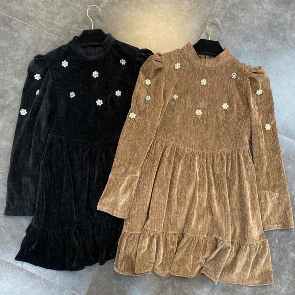 casual dresses deat 2021 autumn winter women fashion stand collar long sleeve diamond flower decoration loose velvet dress rd506, Black;gray
casual dresses deat 2021 autumn winter women fashion stand collar long sleeve diamond flower decoration loose velvet dress rd506, Black;gray