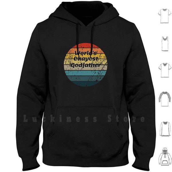 world's okayest godfather vintage sunset 60s 70s hoodies worlds men's & sweatshirts, Black
world's okayest godfather vintage sunset 60s 70s hoodies worlds men's & sweatshirts, Black