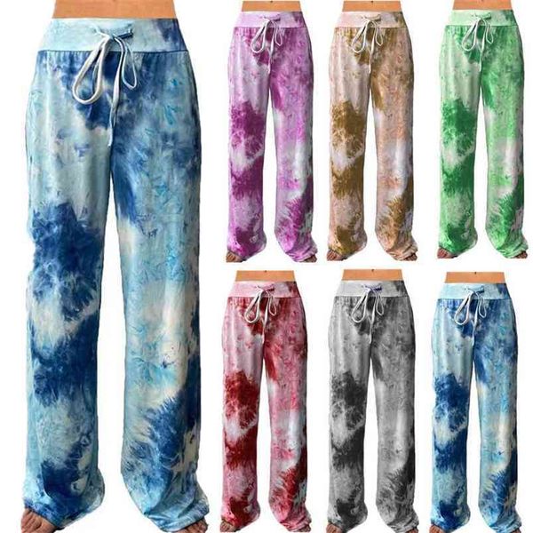 casual loose tie dye print women wide leg yoga pants lace up fitness plus size trouser high waist female patchwork pant 210522, Black;white
casual loose tie dye print women wide leg yoga pants lace up fitness plus size trouser high waist female patchwork pant 210522, Black;white