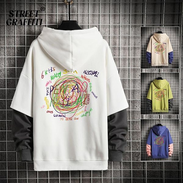 men's hoodies & sweatshirts men casual hoodie harajuku vintage painted style splicing hip hop creativity streetwear male 2021 cotton, Black
men's hoodies & sweatshirts men casual hoodie harajuku vintage painted style splicing hip hop creativity streetwear male 2021 cotton, Black