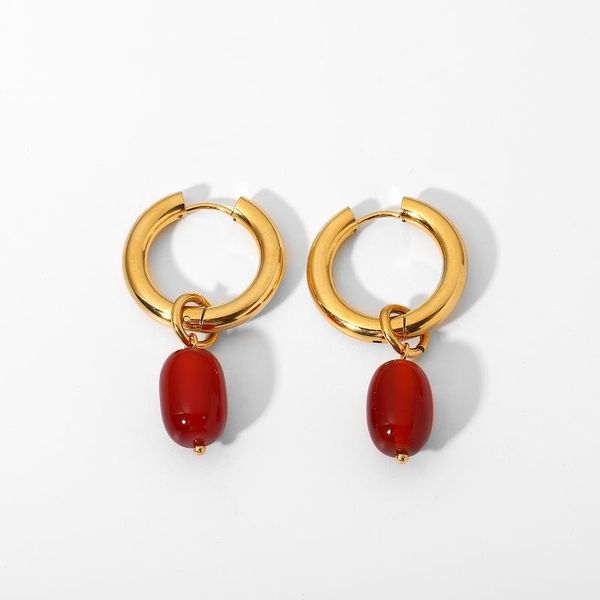 hoop & huggie tarnish stainless steel carenlian crystal onyx earrings for women natural stone circle jewelry, Golden;silver
hoop & huggie tarnish stainless steel carenlian crystal onyx earrings for women natural stone circle jewelry, Golden;silver