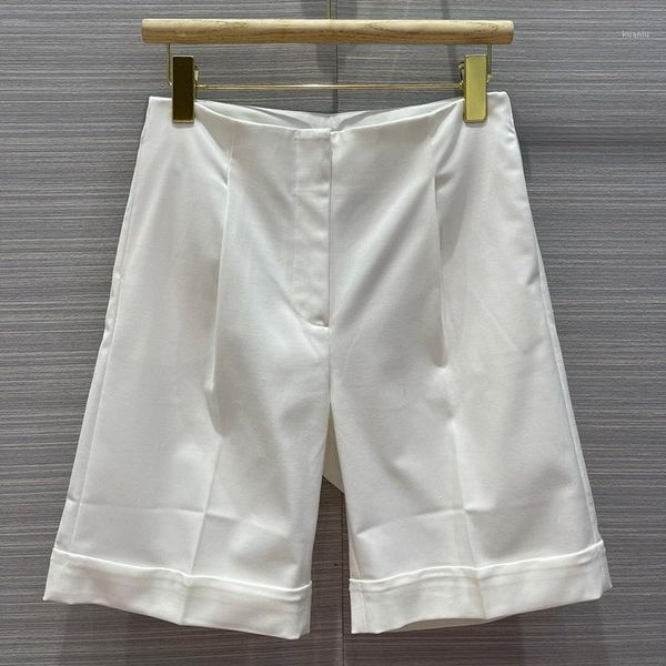 fashion knee-length pants for women khaki black white purple elegant pleated trouser lady 2021 women's & capris
fashion knee-length pants for women khaki black white purple elegant pleated trouser lady 2021 women's & capris