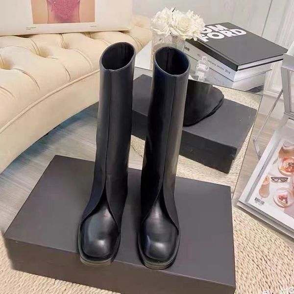 song yanfei's same long boots, women's 2021 flat bottomed knight trousers blow up the street below knee, sweet cool high, Black
song yanfei's same long boots, women's 2021 flat bottomed knight trousers blow up the street below knee, sweet cool high, Black