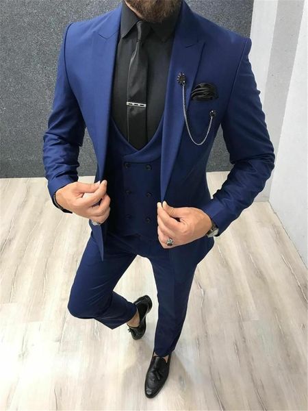 one button navy blue groom tuxedos peak lapel wedding/prom/dinner groomsmen men suits blazer (jacket+pants+vest+tie) w1368, Black;gray
one button navy blue groom tuxedos peak lapel wedding/prom/dinner groomsmen men suits blazer (jacket+pants+vest+tie) w1368, Black;gray