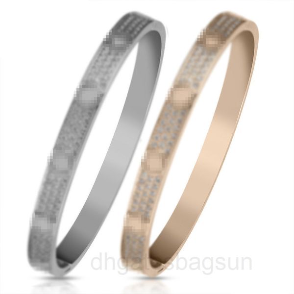 stainless steel bracelet with star inlaid three rows of drill card family classic five generation titanium female, Black
stainless steel bracelet with star inlaid three rows of drill card family classic five generation titanium female, Black
