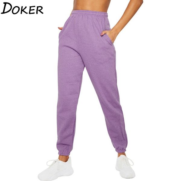 solid color casual elastic waist sweatpants women high waist loose harem pants winter female streetwear long pants 210319, Black;white
solid color casual elastic waist sweatpants women high waist loose harem pants winter female streetwear long pants 210319, Black;white