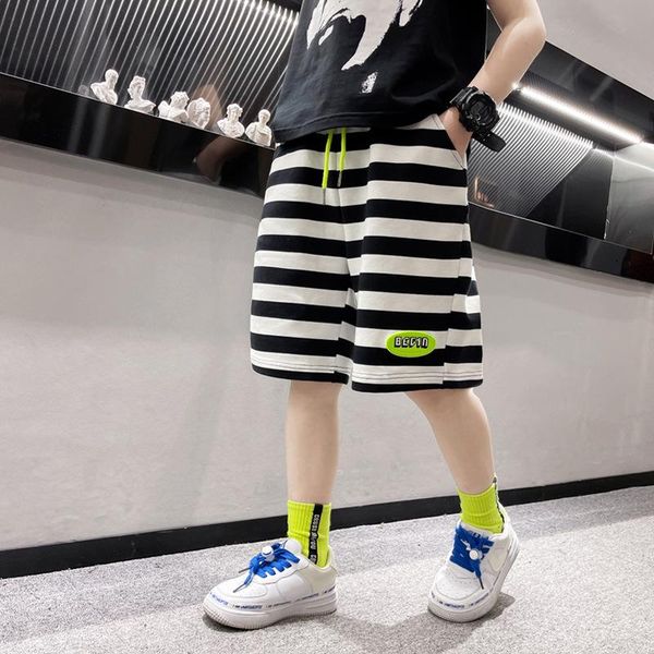 trousers children's clothing boys striped cotton sport thin section five pants summer big virgin 4-12 years old, Blue
trousers children's clothing boys striped cotton sport thin section five pants summer big virgin 4-12 years old, Blue