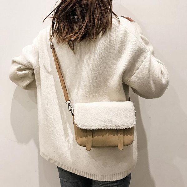 evening bags british style personality color matching lamb hair bag female shoulder messenger handbag all-match small square
evening bags british style personality color matching lamb hair bag female shoulder messenger handbag all-match small square