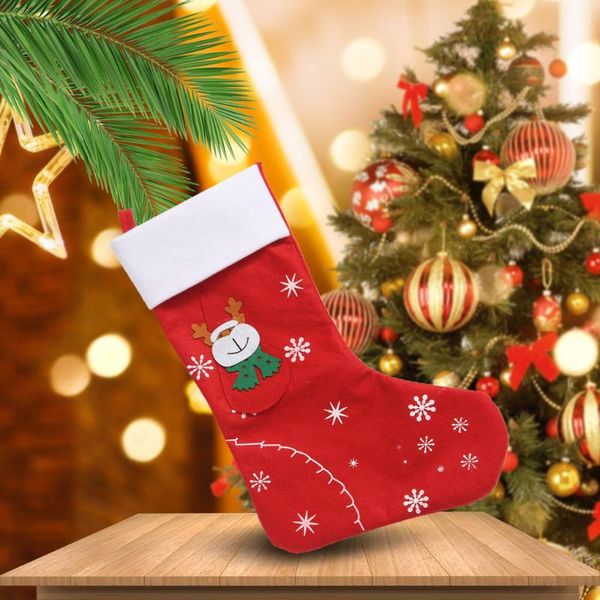 christmas decorations 1pcs stocking santa claus hanging sock pendant year non-woven fabric candy gift bag decoration
christmas decorations 1pcs stocking santa claus hanging sock pendant year non-woven fabric candy gift bag decoration
