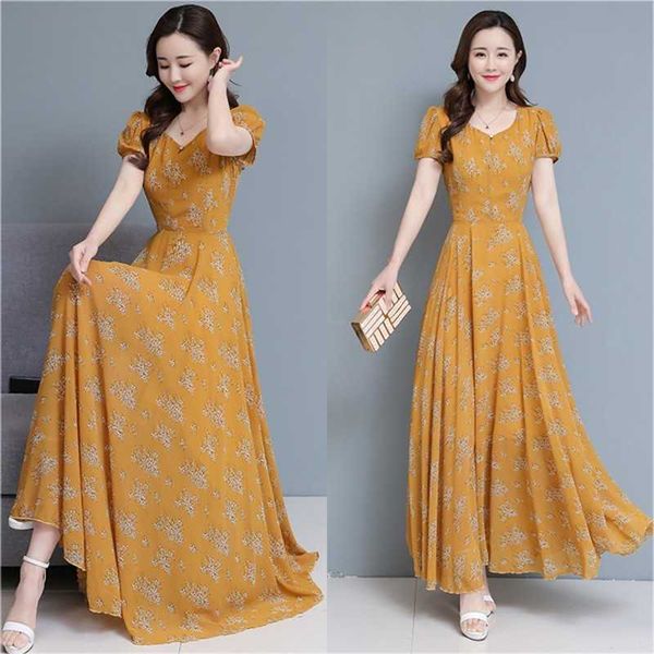 summer women boho maxi dress flower printed chiffon long plus size 210531, Black;gray
summer women boho maxi dress flower printed chiffon long plus size 210531, Black;gray