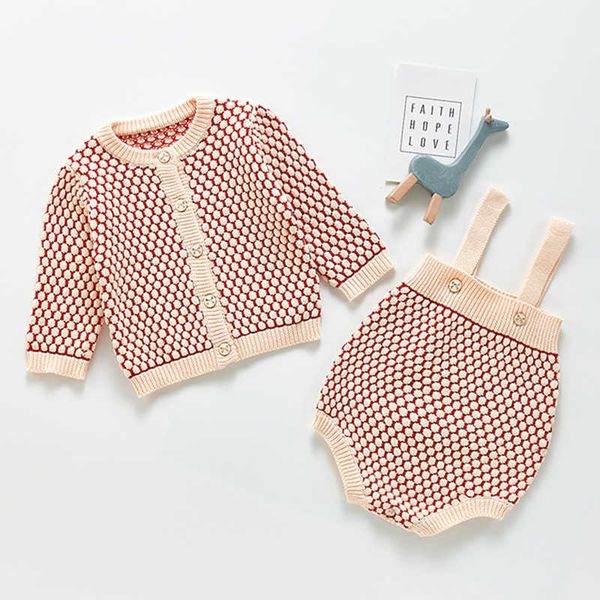 spring autumn children baby girl long sleeve knit cardigan coat + rompers suit infant kids baby girl clothes suit, White
spring autumn children baby girl long sleeve knit cardigan coat + rompers suit infant kids baby girl clothes suit, White