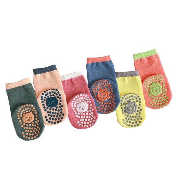 pairs kids socks boys girls anti-slip cotton silicone dots non-slip foot massage home floor 0-3 years baby trampoline sports, Black
pairs kids socks boys girls anti-slip cotton silicone dots non-slip foot massage home floor 0-3 years baby trampoline sports, Black