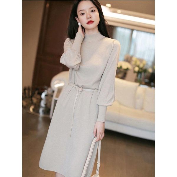casual dresses women 2021 autumn winter turtleneck knitted dress female loose warm sweater ladies elegant vestidos femme x375, Black;gray
casual dresses women 2021 autumn winter turtleneck knitted dress female loose warm sweater ladies elegant vestidos femme x375, Black;gray