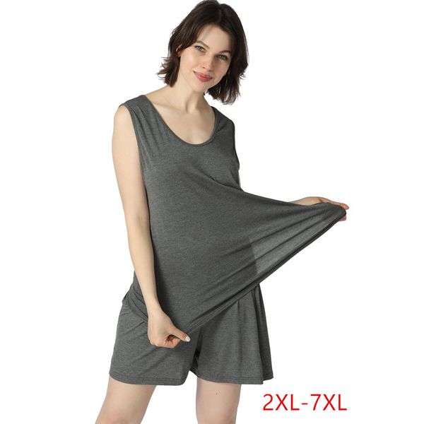 women's sleepwear pajamas set casual pant + vest loose 2 pieces large size elastic cotton comfortable home suit summer pyjama femm, Black;red
women's sleepwear pajamas set casual pant + vest loose 2 pieces large size elastic cotton comfortable home suit summer pyjama femm, Black;red