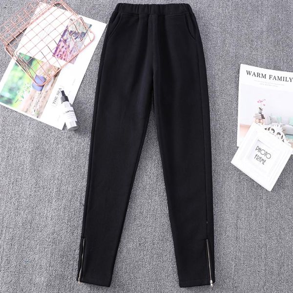 women's pants & capris 2021 autumn and winter clothing fat sister fashion high waist versatile temperament aging leisure leggings women, Black;white
women's pants & capris 2021 autumn and winter clothing fat sister fashion high waist versatile temperament aging leisure leggings women, Black;white
