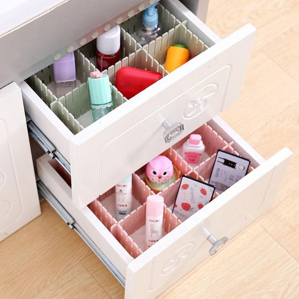 storage drawers 4pcs drawer divider make up organizer diy adjustable plastic grid underwear socks household space-saving tool
storage drawers 4pcs drawer divider make up organizer diy adjustable plastic grid underwear socks household space-saving tool