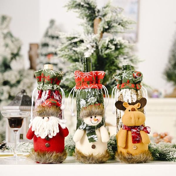 christmas decorations est wine bottle cover santa claus bag for home dinner table decor year 2021
christmas decorations est wine bottle cover santa claus bag for home dinner table decor year 2021