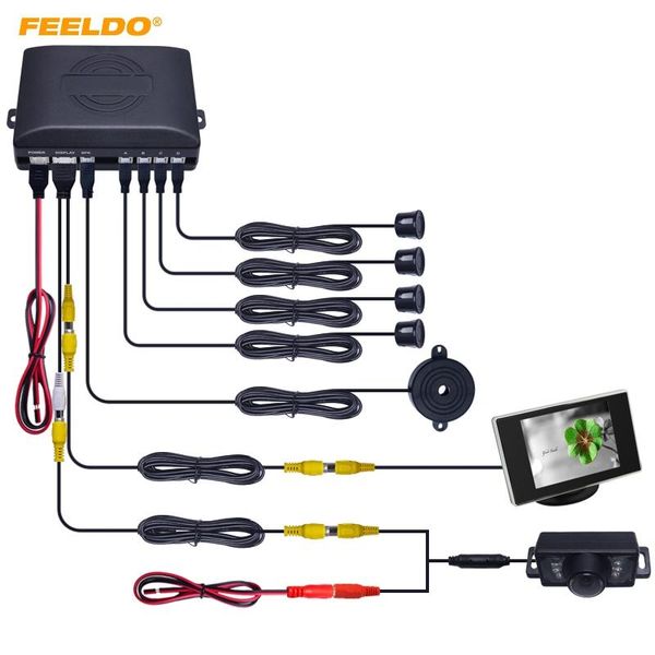 car rear view cameras& parking sensors feeldo 1set rearview sensor + 3.5" monitor license plate camera video system #ct-2155
car rear view cameras& parking sensors feeldo 1set rearview sensor + 3.5" monitor license plate camera video system #ct-2155