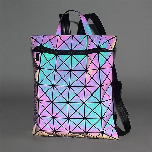 diamond geometric,fashion,multicolour luminous backpack as computer storeage or travel bag
diamond geometric,fashion,multicolour luminous backpack as computer storeage or travel bag
