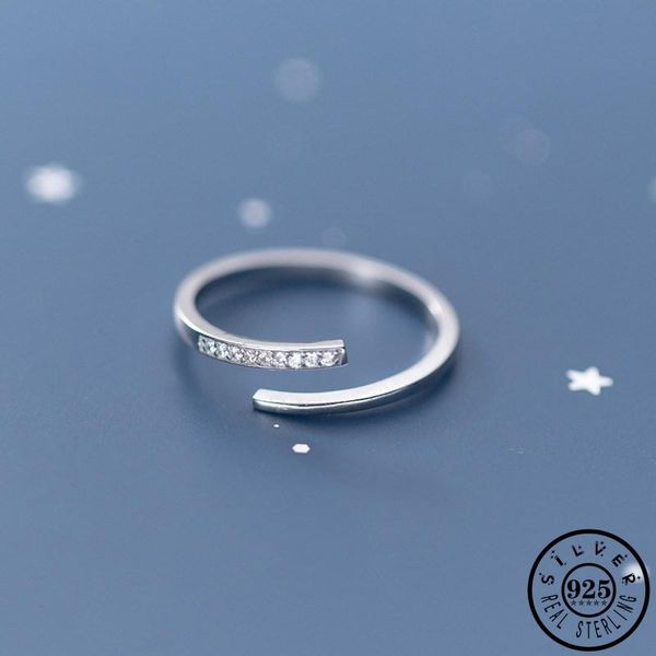 cluster rings 925 sterling silver minimalist cubic zirconia wedding bands adjustable open party knuckle finger jewelry for women, Golden;silver
cluster rings 925 sterling silver minimalist cubic zirconia wedding bands adjustable open party knuckle finger jewelry for women, Golden;silver