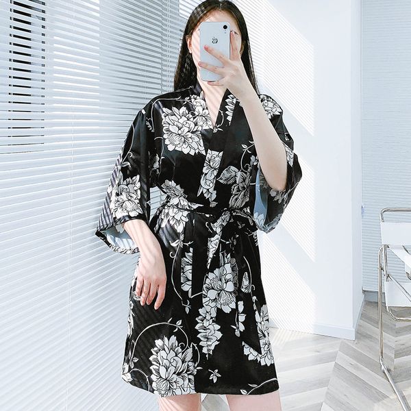 short sleepwear lady print butterfly feather kimono bathrobe gown nightgown clothes nightwear intimate lingerie homewear, Black;red
short sleepwear lady print butterfly feather kimono bathrobe gown nightgown clothes nightwear intimate lingerie homewear, Black;red