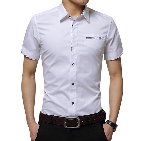 men's casual shirts shirt 2021 fashion short-sleeved dress men korean slim youth work plus size 5xl, White;black
men's casual shirts shirt 2021 fashion short-sleeved dress men korean slim youth work plus size 5xl, White;black
