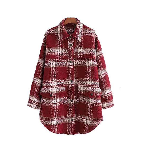 women's jackets streetwear women red plaid coats fashion ladies turn down collar outercoat causal female chic pocket button pd8k, Black;brown
women's jackets streetwear women red plaid coats fashion ladies turn down collar outercoat causal female chic pocket button pd8k, Black;brown