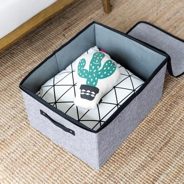 storage boxes & bins clothing sundries containers non-woven fabric foldable organizer home bedroom clothes washable solid color box
storage boxes & bins clothing sundries containers non-woven fabric foldable organizer home bedroom clothes washable solid color box