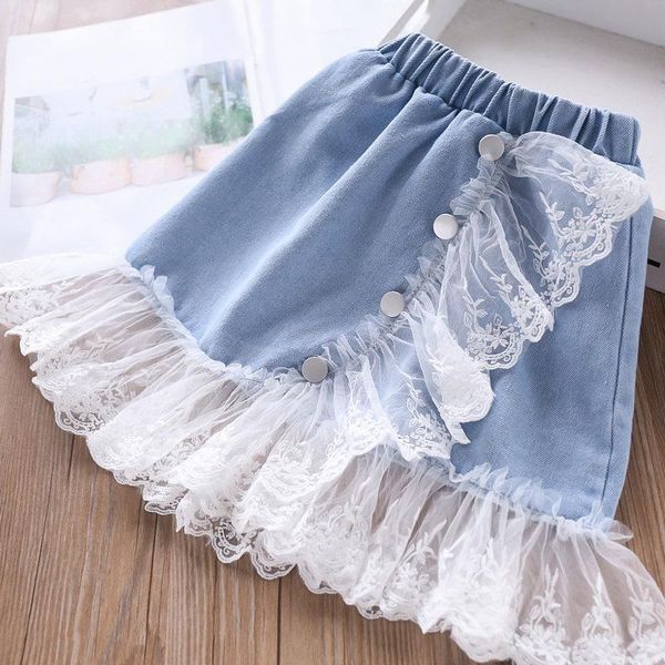 fashion girl denim lace skirt baby button casual designed kids trumpet birthday holiday party performance for 3-8 ys skirts
fashion girl denim lace skirt baby button casual designed kids trumpet birthday holiday party performance for 3-8 ys skirts