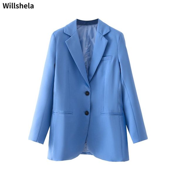 women's suits & blazers willshela women fashion with pocket single breasted solid blazer notched neck long sleeve vintage female coat o, White;black
women's suits & blazers willshela women fashion with pocket single breasted solid blazer notched neck long sleeve vintage female coat o, White;black