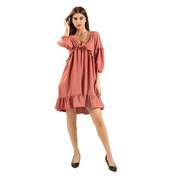 casual dresses women's v neck half sleeve tunic dress, loose flowy swing shift dress ruffle mini, Black;gray
casual dresses women's v neck half sleeve tunic dress, loose flowy swing shift dress ruffle mini, Black;gray