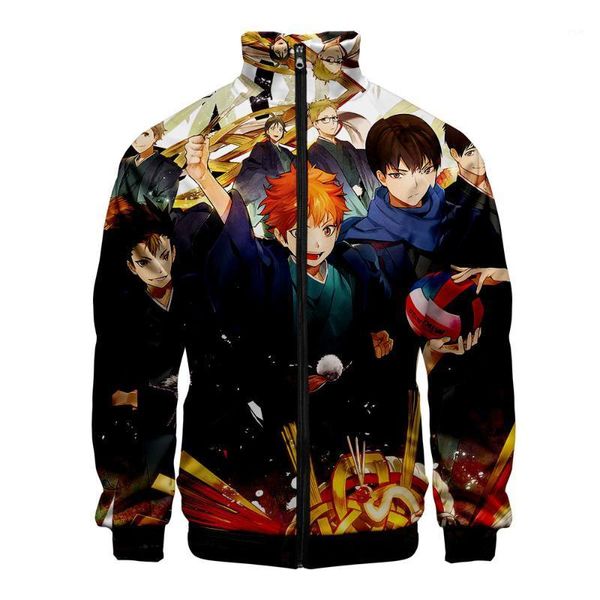 men's jackets haikyuu slim fit windbreaker men zipper fashion trend casual jacket, Black;brown
men's jackets haikyuu slim fit windbreaker men zipper fashion trend casual jacket, Black;brown