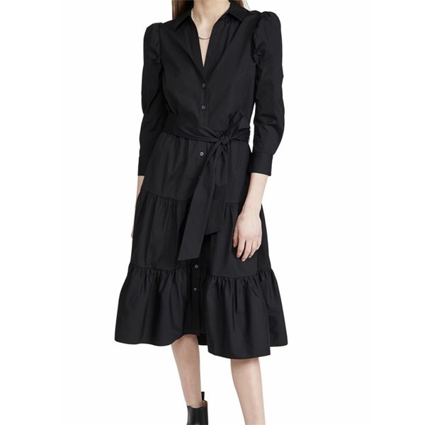 women summer black shirts dress half sleeve sashes bow tie spliced casual female elegant vintage dresses vestidos ww6900 210513, Black;gray
women summer black shirts dress half sleeve sashes bow tie spliced casual female elegant vintage dresses vestidos ww6900 210513, Black;gray