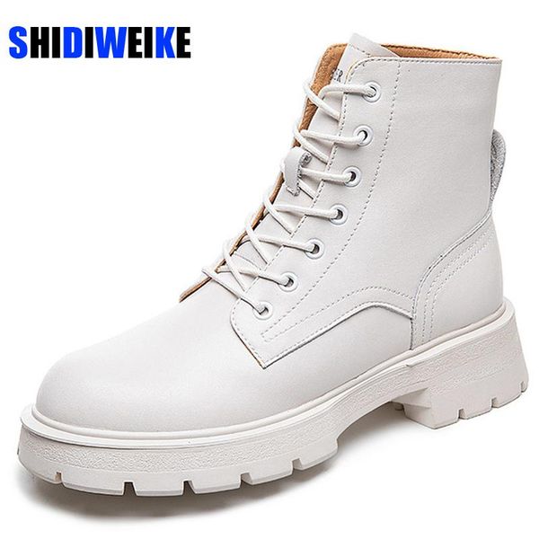 boots motorcycle women's autumn winte soft leather shoes botas square heel female lace up platforms women white mujer, Black
boots motorcycle women's autumn winte soft leather shoes botas square heel female lace up platforms women white mujer, Black