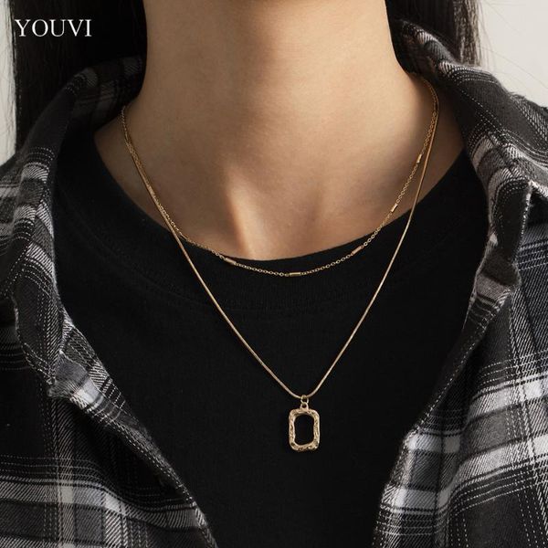 chains youvi goth gold color snake chain fashion geometric square pendant necklace for women gothic choker collier charm jewelry, Silver
chains youvi goth gold color snake chain fashion geometric square pendant necklace for women gothic choker collier charm jewelry, Silver