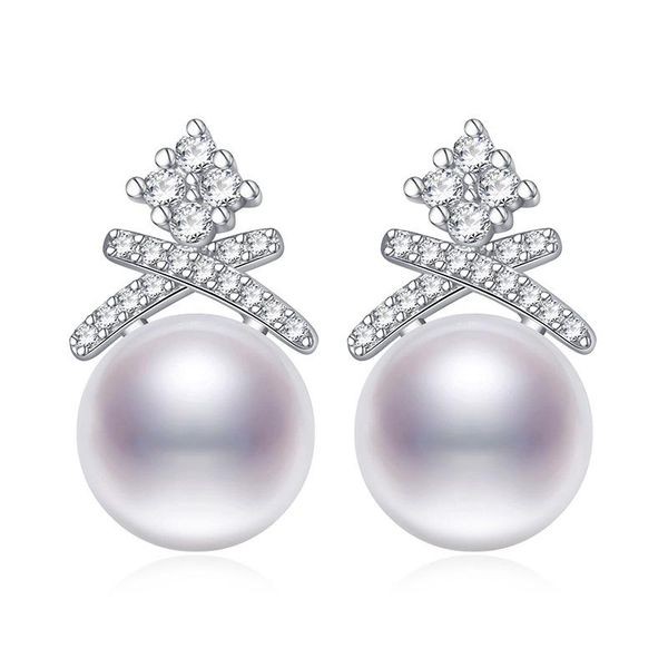 stud shineland classic freshwater pearl earrings with big high lustre zirconia base - sterling silver luxury original jewelry y5, Golden;silver
stud shineland classic freshwater pearl earrings with big high lustre zirconia base - sterling silver luxury original jewelry y5, Golden;silver