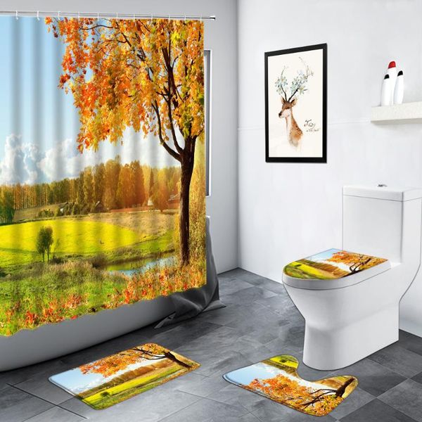 shower curtains red maple autumn rural scenery yellow leaves forest bathroom decor carpet non-slip door mat toilet bath mats set
shower curtains red maple autumn rural scenery yellow leaves forest bathroom decor carpet non-slip door mat toilet bath mats set