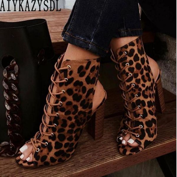 boots aiykazysdl women leopard peep toe ankle rome gladiator sandals high shoes thick block heel plus size 40-42, Black
boots aiykazysdl women leopard peep toe ankle rome gladiator sandals high shoes thick block heel plus size 40-42, Black