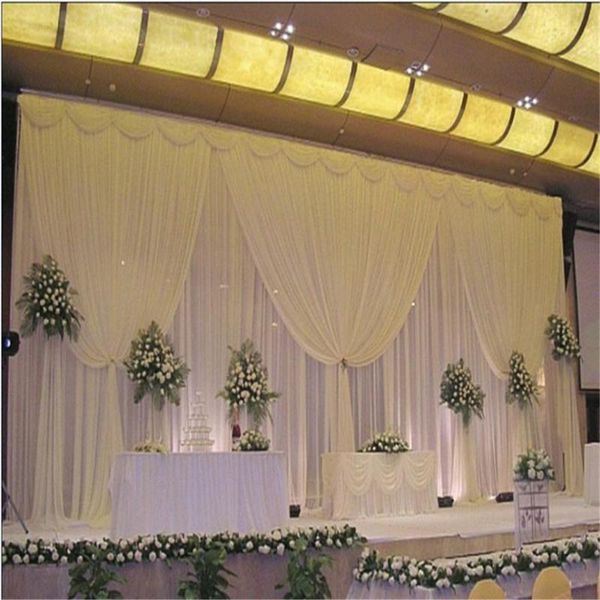 party decoration 3mx6m white ice silk wedding background curtain with swag satin birthday
party decoration 3mx6m white ice silk wedding background curtain with swag satin birthday