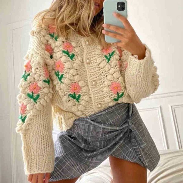 women's sweaters mosimolly handmade flower jacquard knits sweater cardigan women pearl button pom loungewear floral jumper pu 31lp, White;black
women's sweaters mosimolly handmade flower jacquard knits sweater cardigan women pearl button pom loungewear floral jumper pu 31lp, White;black