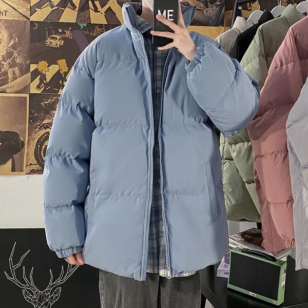 men's down & parkas winter jacket men warm fashion casual stand collar coat loose multicolor short mens large size parker outwear, Black
men's down & parkas winter jacket men warm fashion casual stand collar coat loose multicolor short mens large size parker outwear, Black