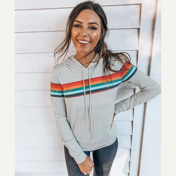 women's hoodies & sweatshirts women hooded sweatshirt raiow striped hoodie loose sweater shirt stripe pullover womens ikwr, Black
women's hoodies & sweatshirts women hooded sweatshirt raiow striped hoodie loose sweater shirt stripe pullover womens ikwr, Black