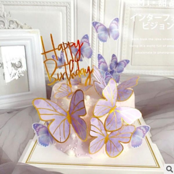 other festive & party supplies 10 pieces of happy birthday cake butterfly decoration painted wedding baking
other festive & party supplies 10 pieces of happy birthday cake butterfly decoration painted wedding baking