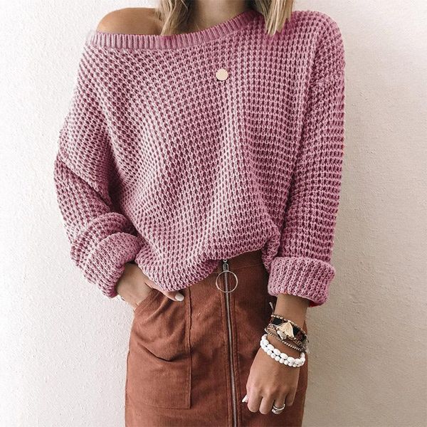 casual dresses 2021 sweater women's solid color loose diagonal collar long sleeve knitted autumn winter, Black;gray
casual dresses 2021 sweater women's solid color loose diagonal collar long sleeve knitted autumn winter, Black;gray