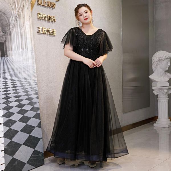 black beads sweet flare sleeve lady dresses elegant performance evening prom gown oversize wedding party guest dress vestidos ethnic clothin, Red
black beads sweet flare sleeve lady dresses elegant performance evening prom gown oversize wedding party guest dress vestidos ethnic clothin, Red