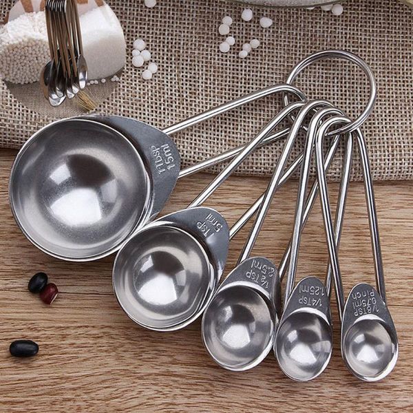 spoons 5pcs stainless steel measuring baking cooking cups teaspoons utensil kitchen tools gadgets cucharas 2021
spoons 5pcs stainless steel measuring baking cooking cups teaspoons utensil kitchen tools gadgets cucharas 2021