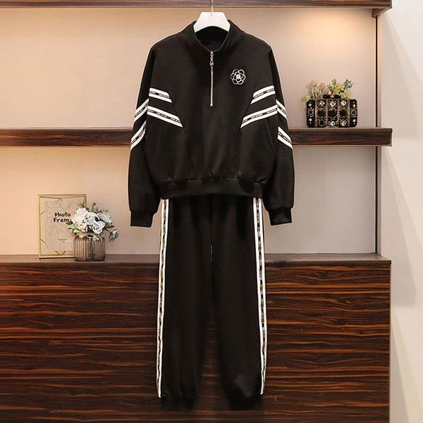 two piece dress casual sports suit female 2021 korean version of the loose spring fashion long-sleeved lapel pant set, White
two piece dress casual sports suit female 2021 korean version of the loose spring fashion long-sleeved lapel pant set, White