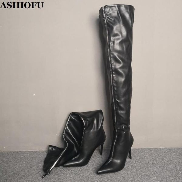 boots ashiofu arrival real pos ladies over knee night-club party thigh high winter evening dance fashion, Black
boots ashiofu arrival real pos ladies over knee night-club party thigh high winter evening dance fashion, Black