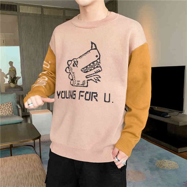 men's sweaters dinosaur germ fashions winter , dinosaur pattern in style, round collar, male sweater with drawings vhdi, White;black
men's sweaters dinosaur germ fashions winter , dinosaur pattern in style, round collar, male sweater with drawings vhdi, White;black